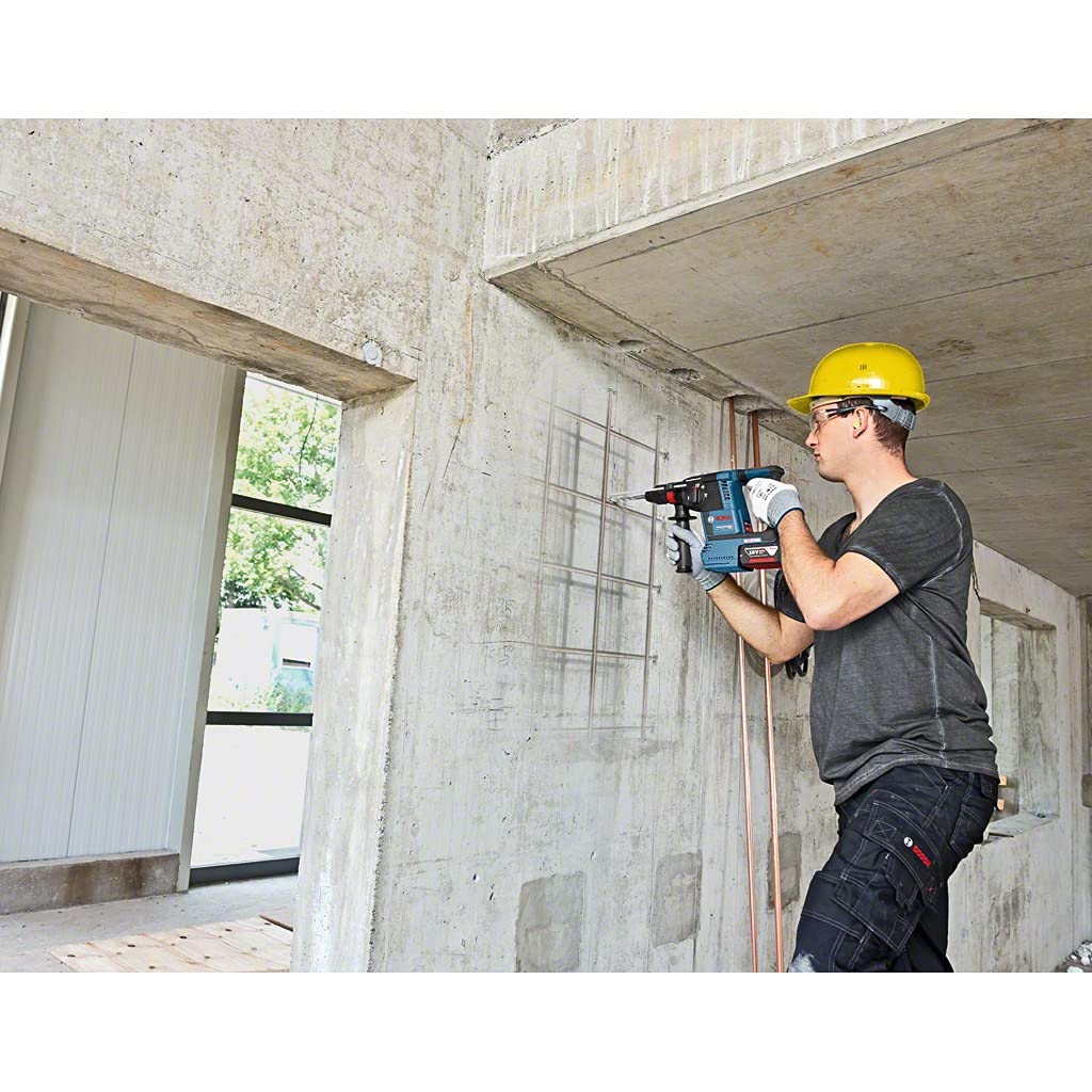 KIT 2 utensili BOSCH miniangolare GWS 18V-10 P + martello perforatore GBH 18V-26 - immagine 3