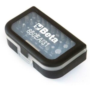 BETA SET Serie di 30 inserti in astuccio BW 860EA/31 attacco esagonale 1/4"